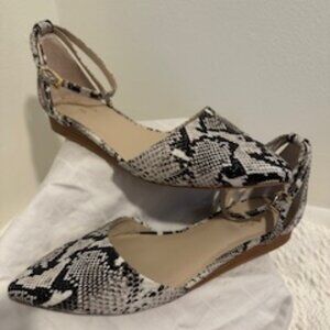 Seychelles Faux Snakeskin Flats